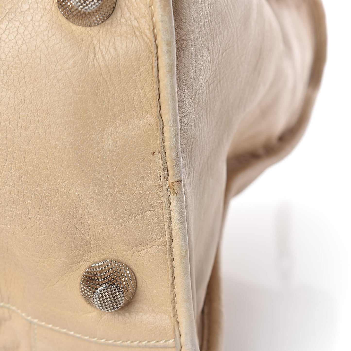 Agneau Giant 21 Silver Hardware Work Sahara