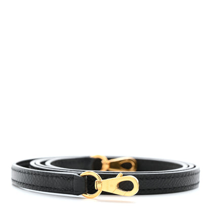 Hermes Epsom Mini Kelly Shoulder Strap Black 1 of 5