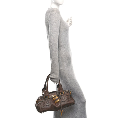 Chloe Calfskin Medium Paddington Satchel Brown 2 of 9