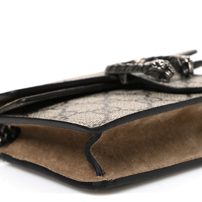 Gucci GG Supreme Monogram Super Mini Dionysus Shoulder Bag Taupe 9 of 10