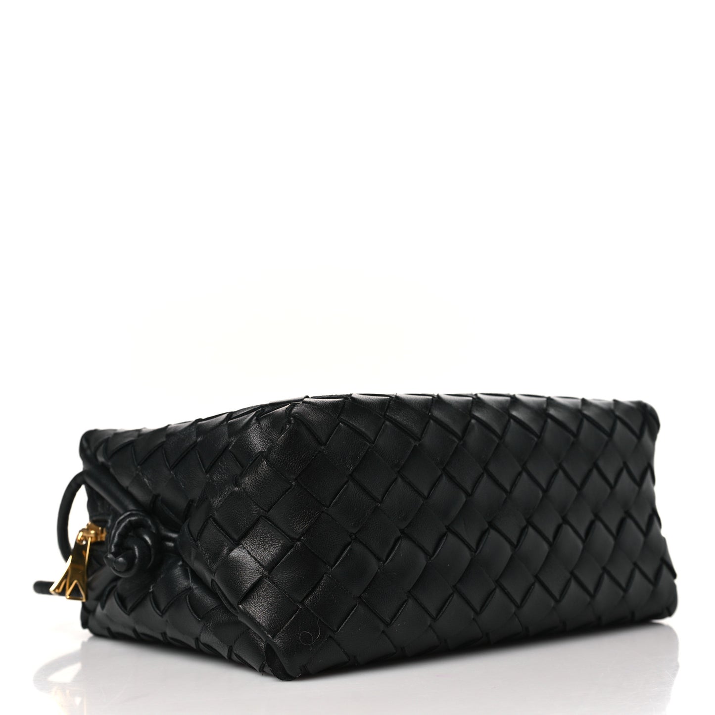 Nappa Intrecciato Small Loop Camera Bag Black