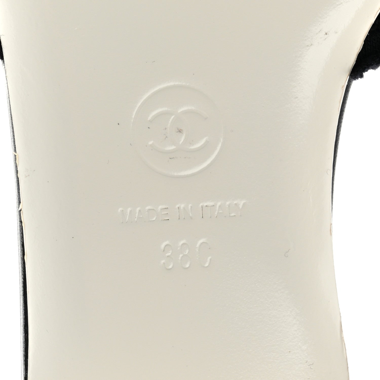 Chanel Jersey Knit CC Mules 38 Black 6 of 8
