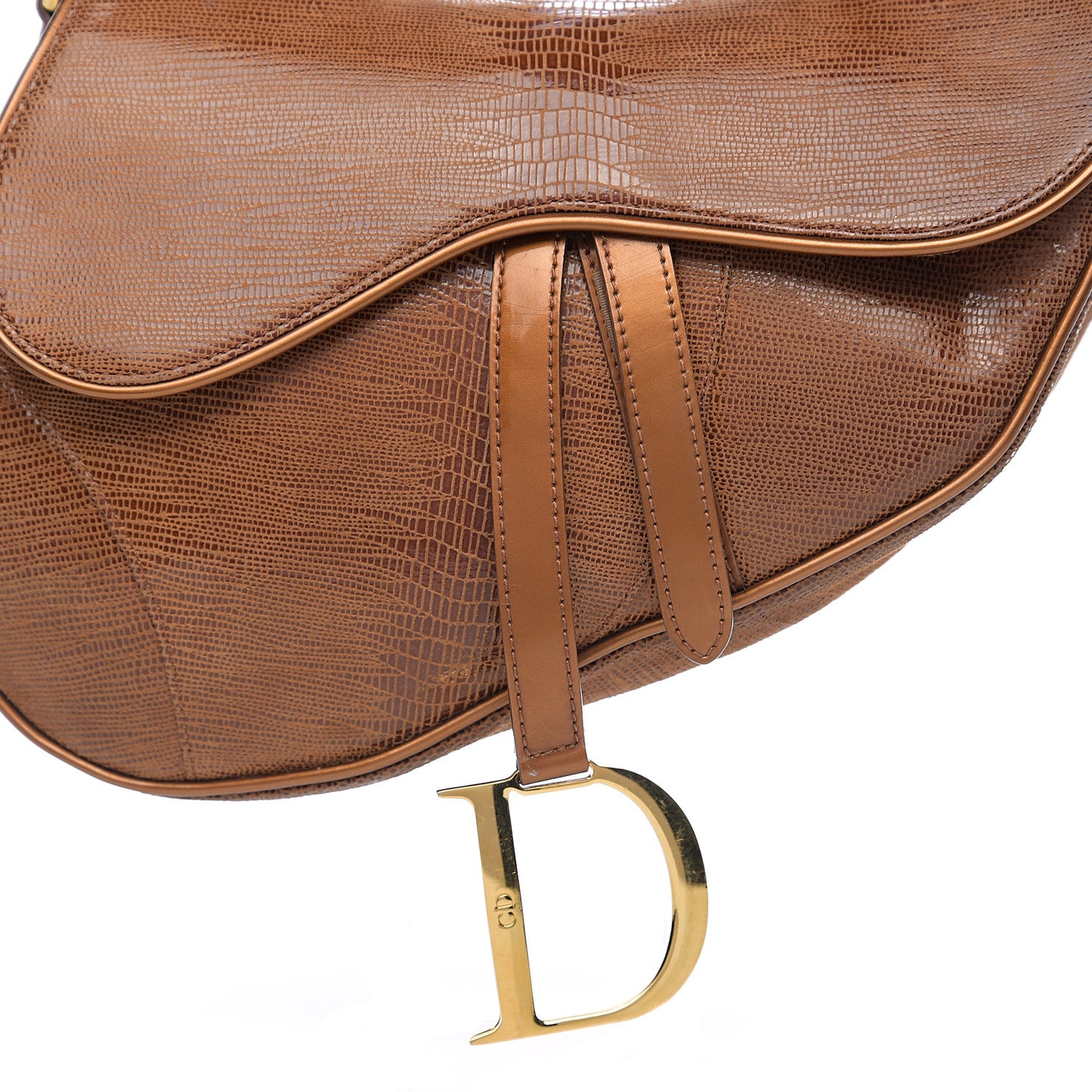 Lizard Saddle Bag Brown