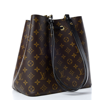 Louis Vuitton Monogram Neonoe MM Black 3 of 9