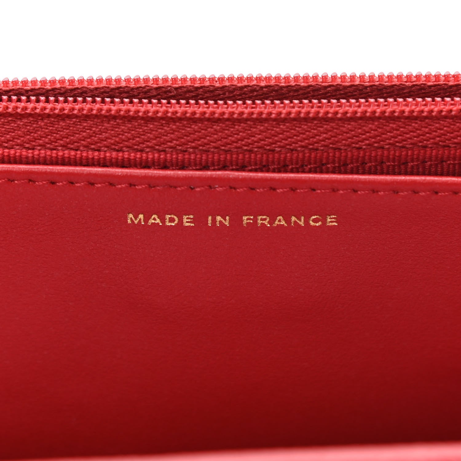Chanel Caviar Quilted Wallet On Chain WOC Red 7 of 11
