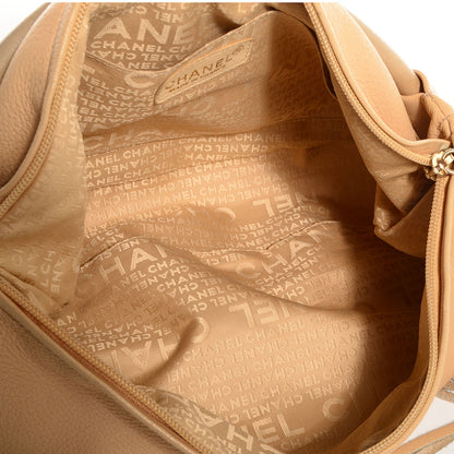 Chanel Leather Tassel Hobo Beige 5 of 7