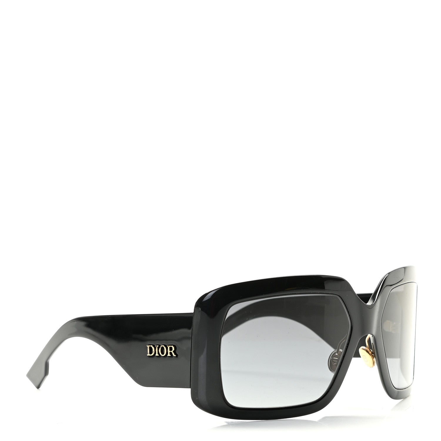 Christian Dior Acetate DiorSo Light 2 Shield Sunglasses Black 3 of 8