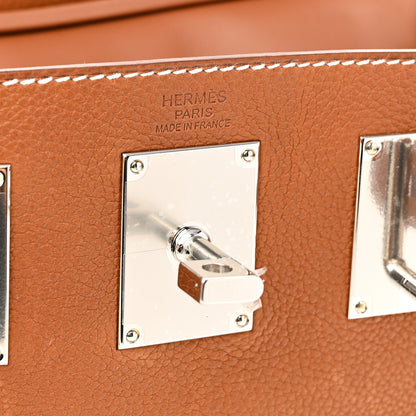 Hermes Natural Barenia Faubourg Hac A Dos PM Backpack Fauve 6 of 10