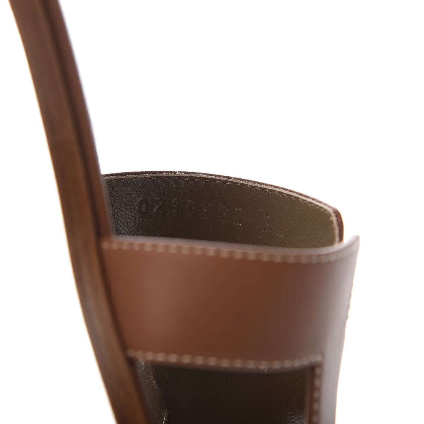 Box Calfskin Oran Sandals 37.5 Gold
