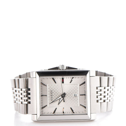 Gucci Stainless Steel 32mm G-Timeless Rectangle Quartz Watch 3 of 10