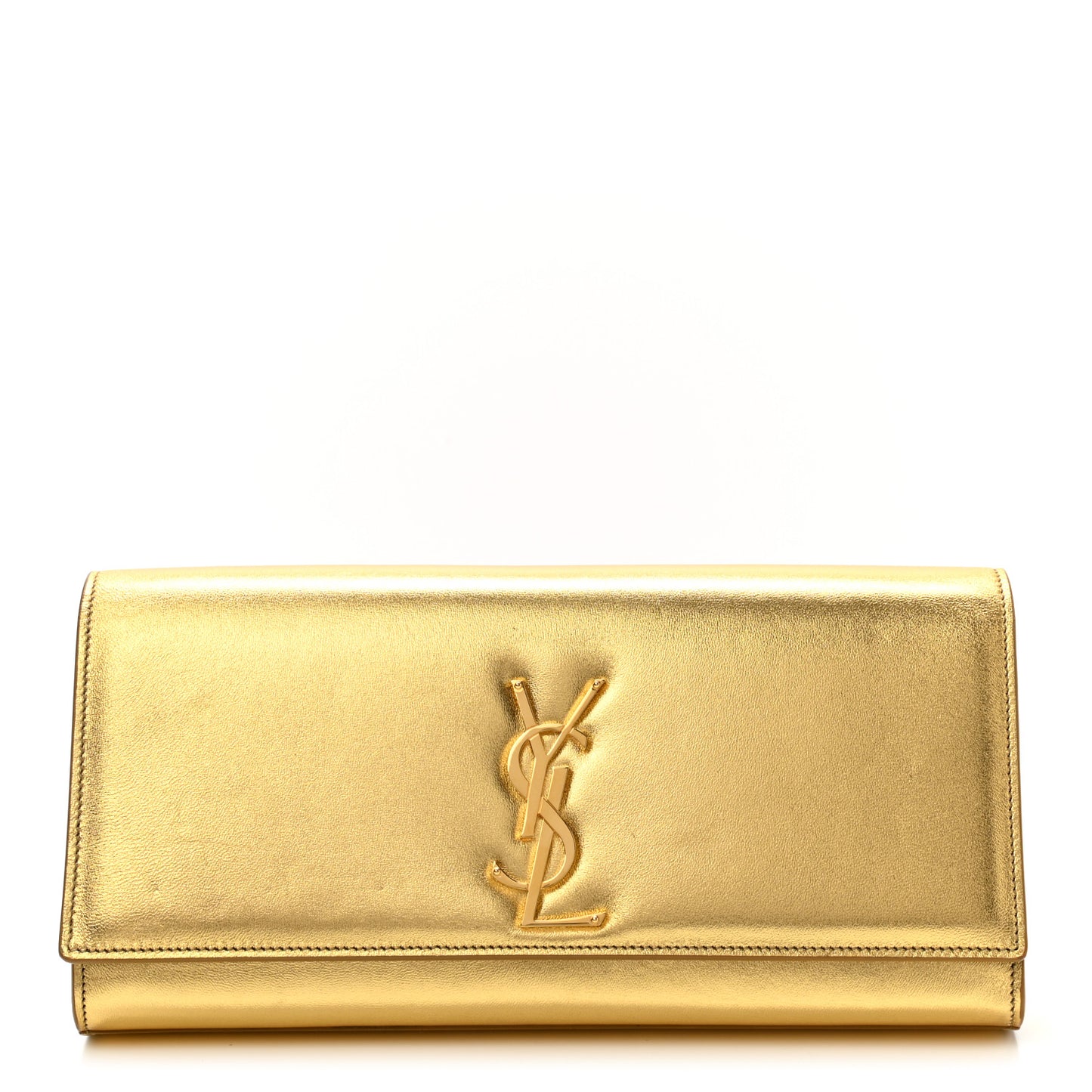 Metallic Calfskin Monogram Cassandre Clutch Ciad