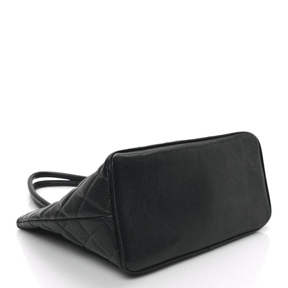 Chanel Caviar Quilted Medallion Tote Black 4 of 12
