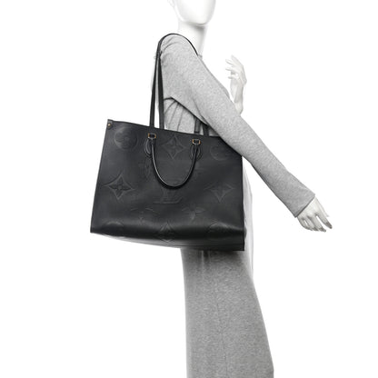 Louis Vuitton Empreinte Monogram Giant Onthego GM Black 2 of 13
