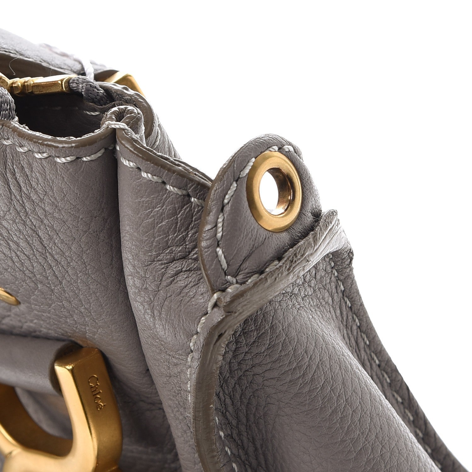 Chloe Calfskin Medium Marcie Satchel Cashmere Grey 13 of 13