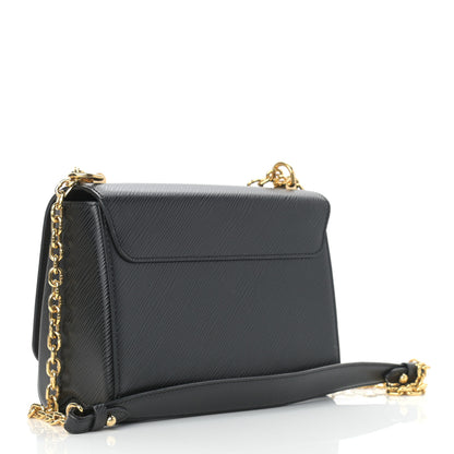 Louis Vuitton Epi Twist Shoulder Bag MM Black 3 of 10