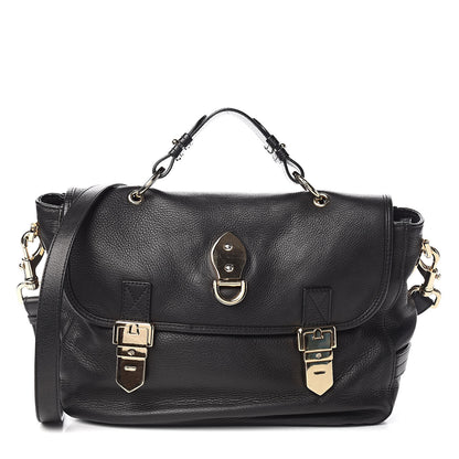 Mulberry Soft Grain Calfskin Tillie Satchel Black 1 of 10