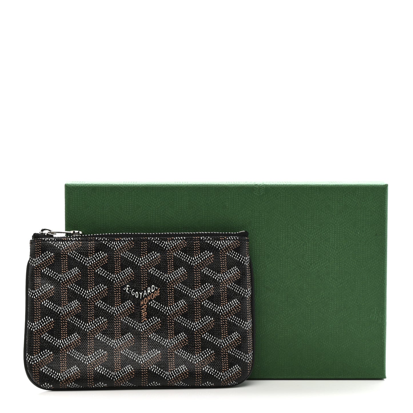 Goyardine Mini Senat Pochette Black Gold