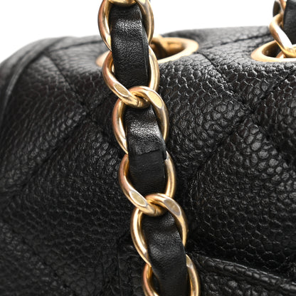 Chanel Caviar Quilted Medium CC Filigree Flap Black 12 of 12