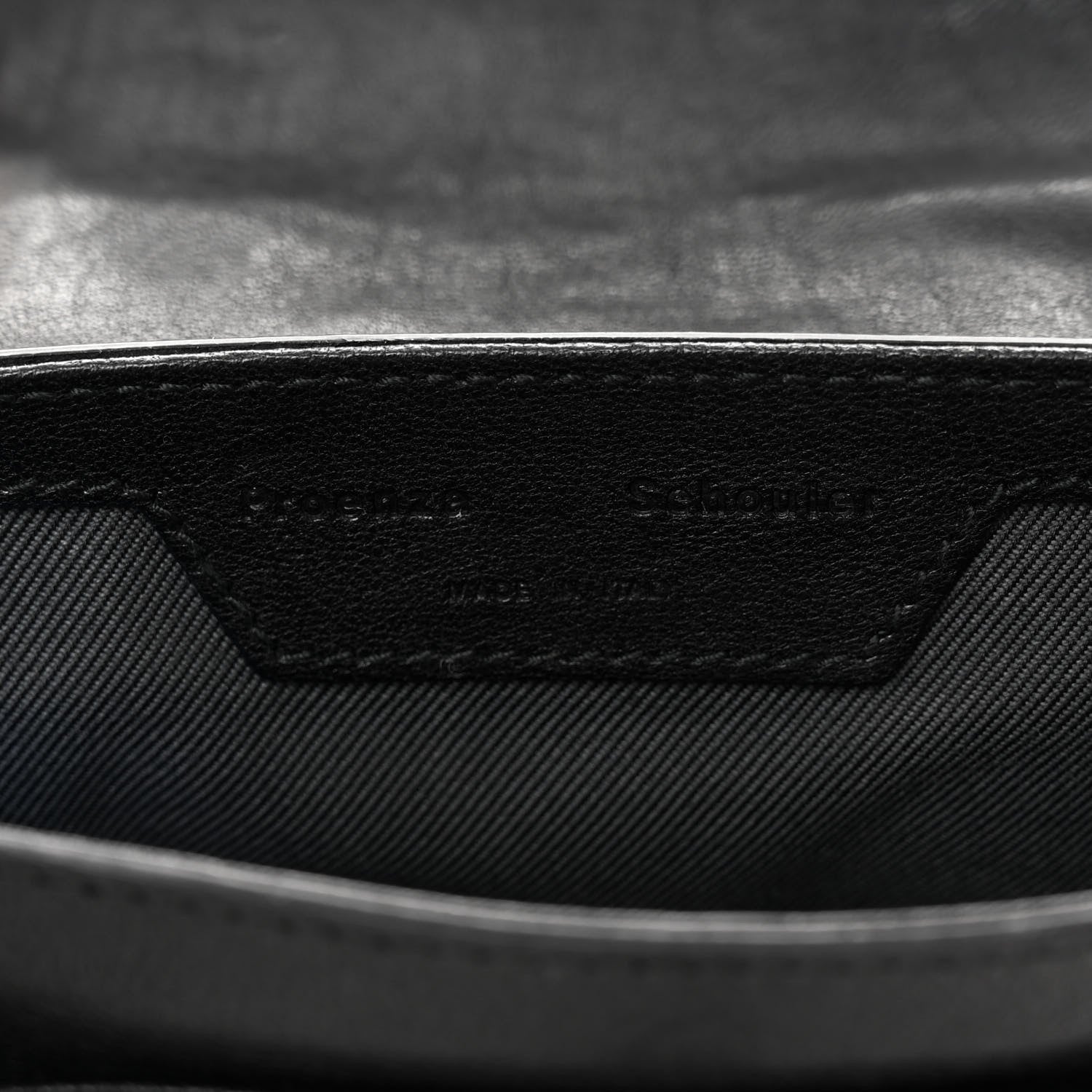 Proenza Schouler Lambskin Micro PS1 Satchel Black 6 of 10
