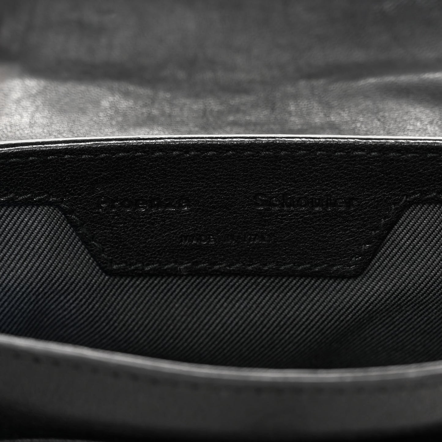 Lambskin Micro PS1 Satchel Black