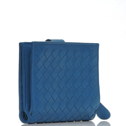 Bottega Veneta Nappa Intrecciato French Flap Wallet Electrique 3 of 6