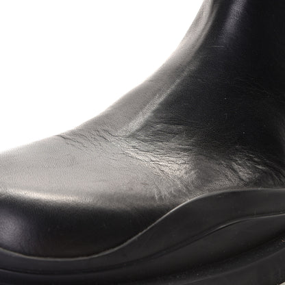 Bottega Veneta Calfskin The Tire Chelsea Boots 40 Black Transparent 6 of 10