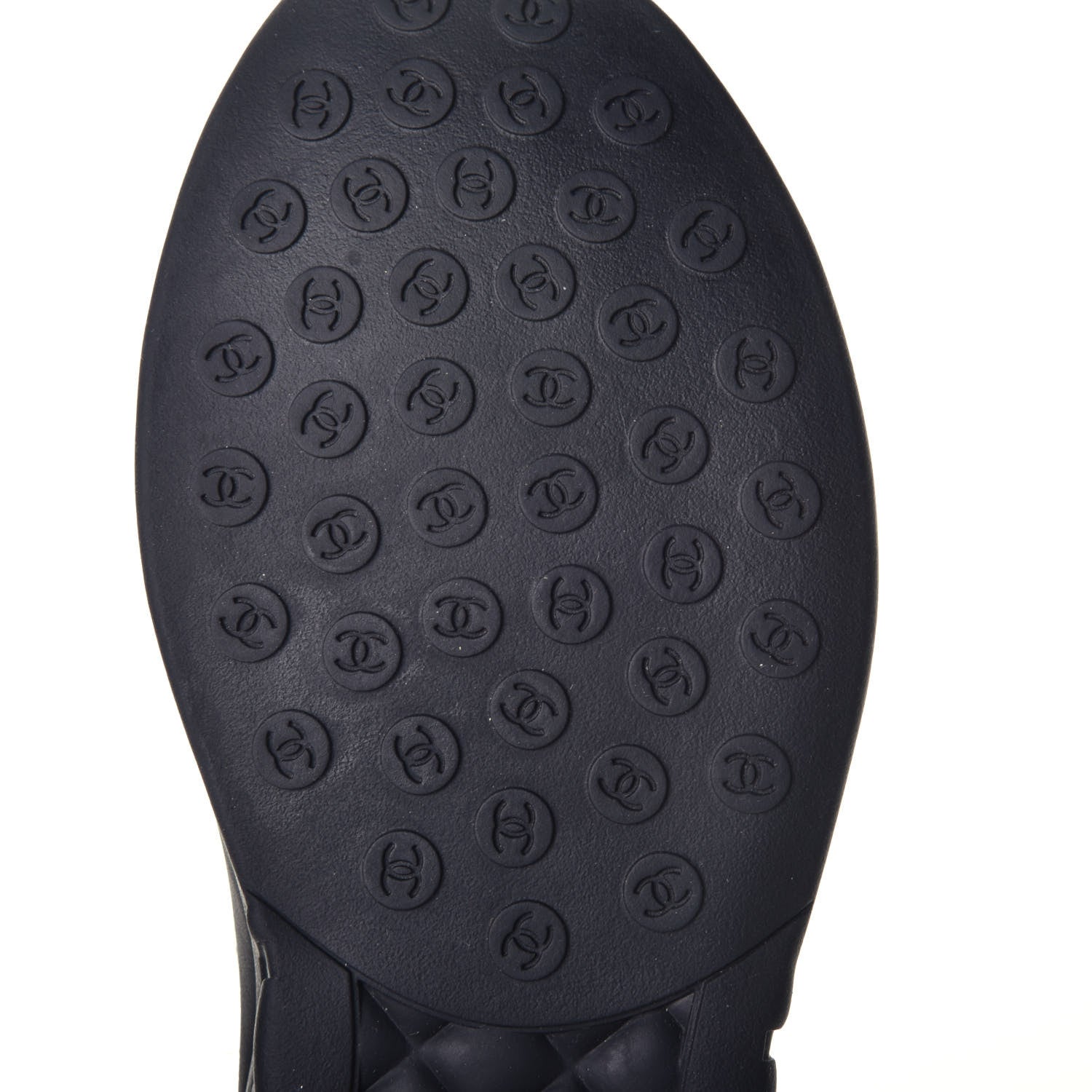 Chanel Sequin CC Sneakers 36 Black 6 of 9