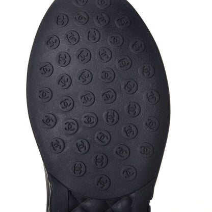 Chanel Sequin CC Sneakers 36 Black 6 of 9