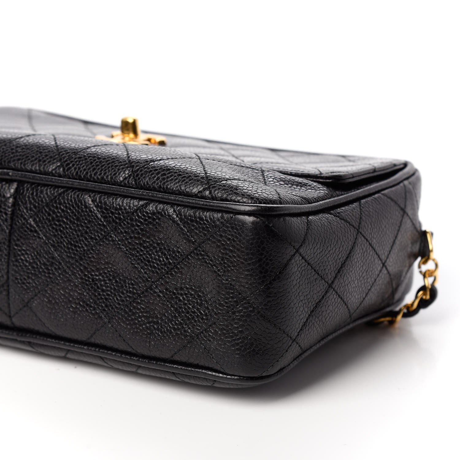 Chanel Caviar Quilted Camera Case Black 9 of 9