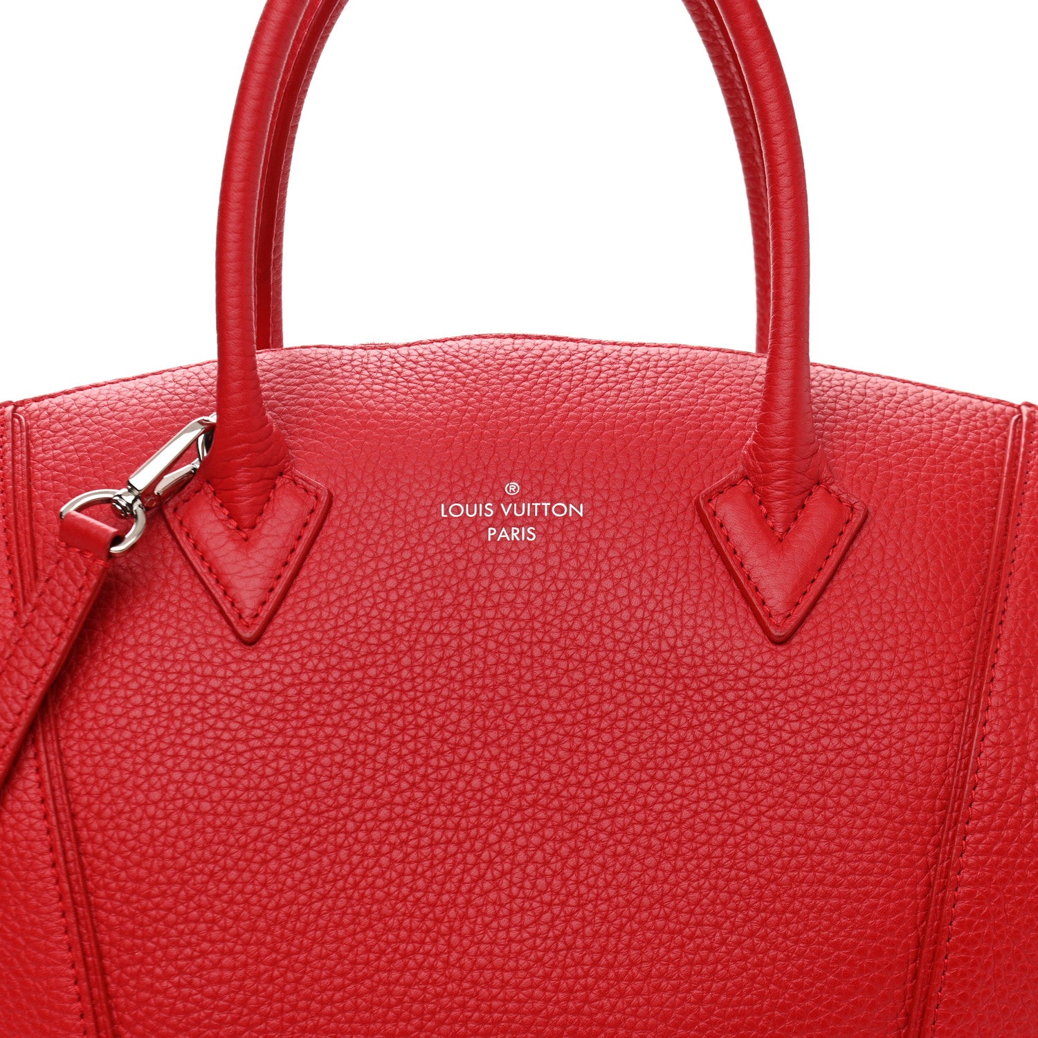 Louis Vuitton Veau Cachemire Soft Lockit MM Rubis 8 of 10