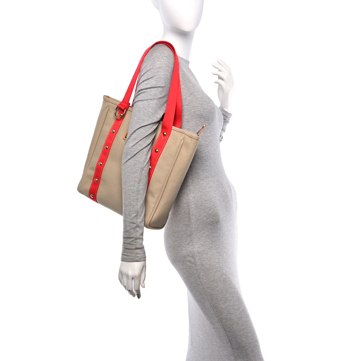 Louis Vuitton Toile Antigua Cabas MM Beige 2 of 11
