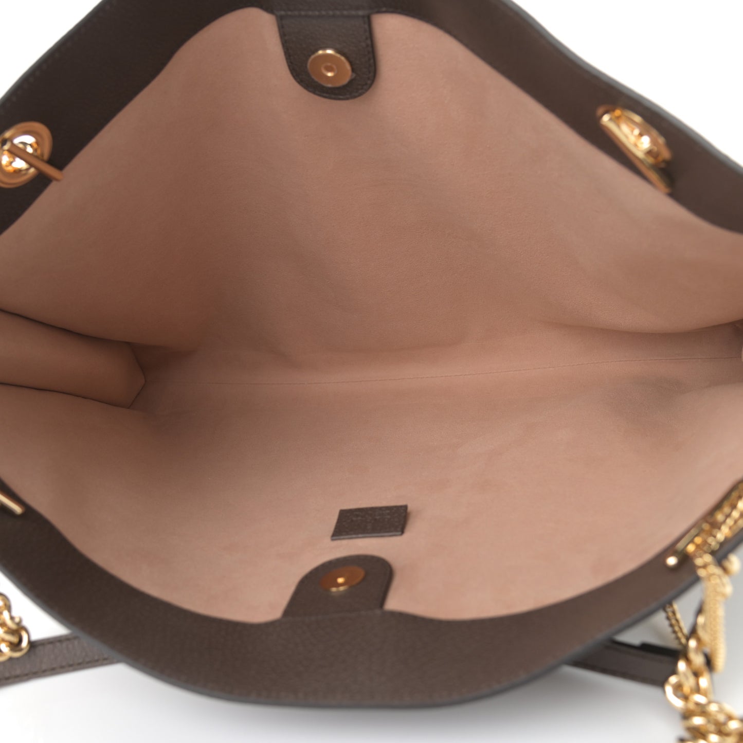 GG Supreme Monogram Large Rajah Chain Tote Beige New Acero
