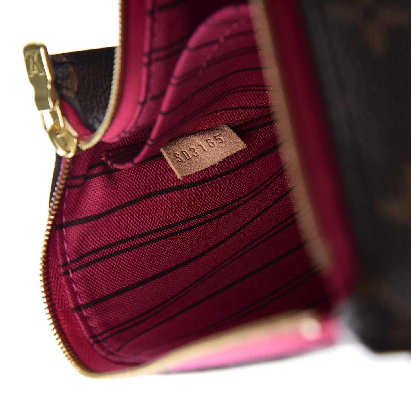 Monogram Neverfull MM GM Pochette Pivoine