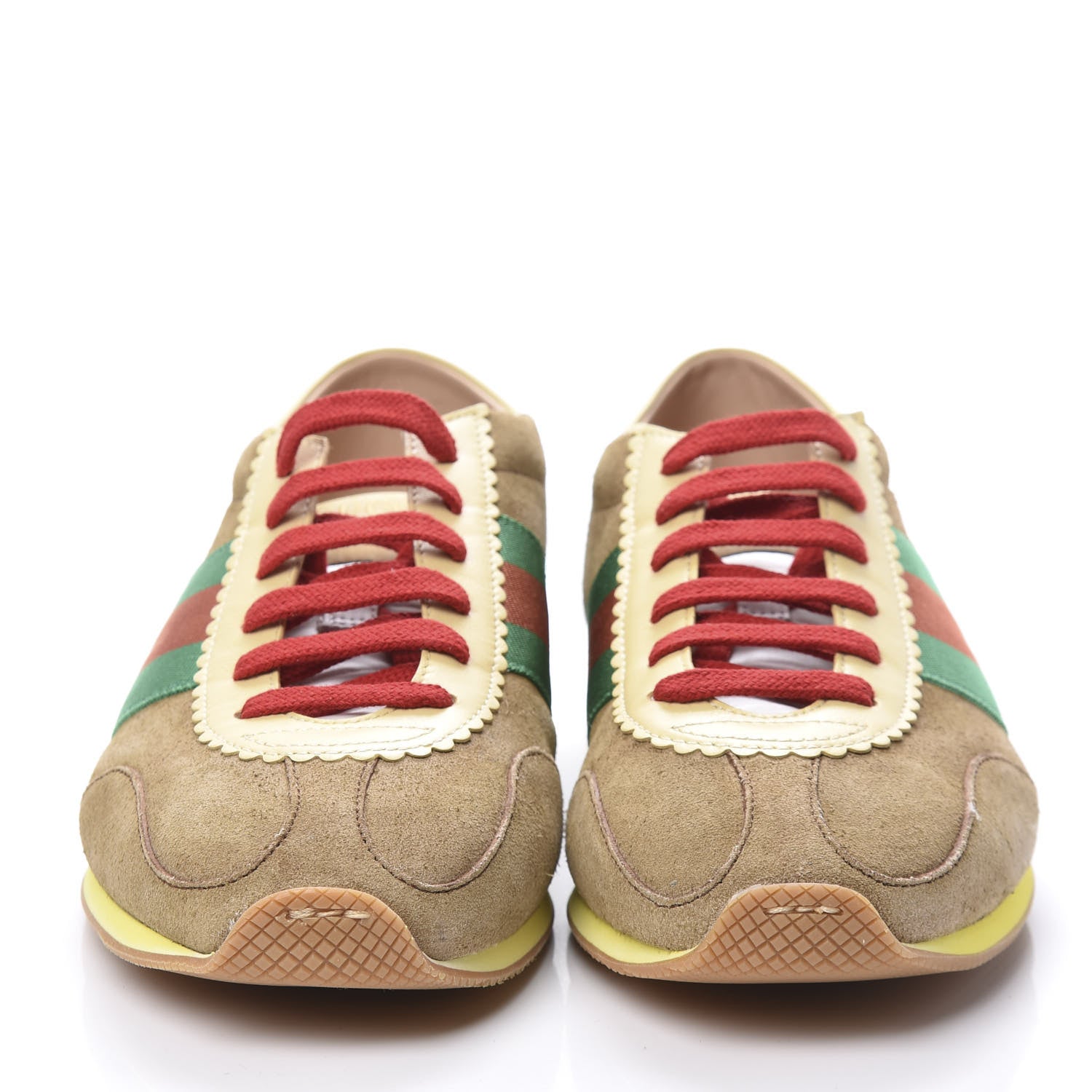 Gucci Suede Web Mens Rocket Sneakers 7 Nocciola Burro 2 of 9