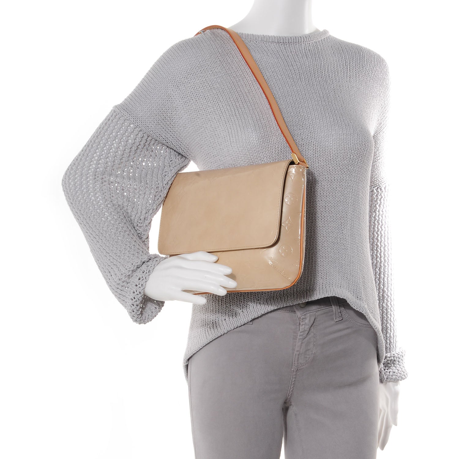 Louis Vuitton Vernis Thompson Street Beige 2 of 8