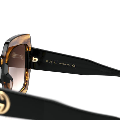 Gucci Square Frame GG0178S Sunglasses Havana 6 of 9