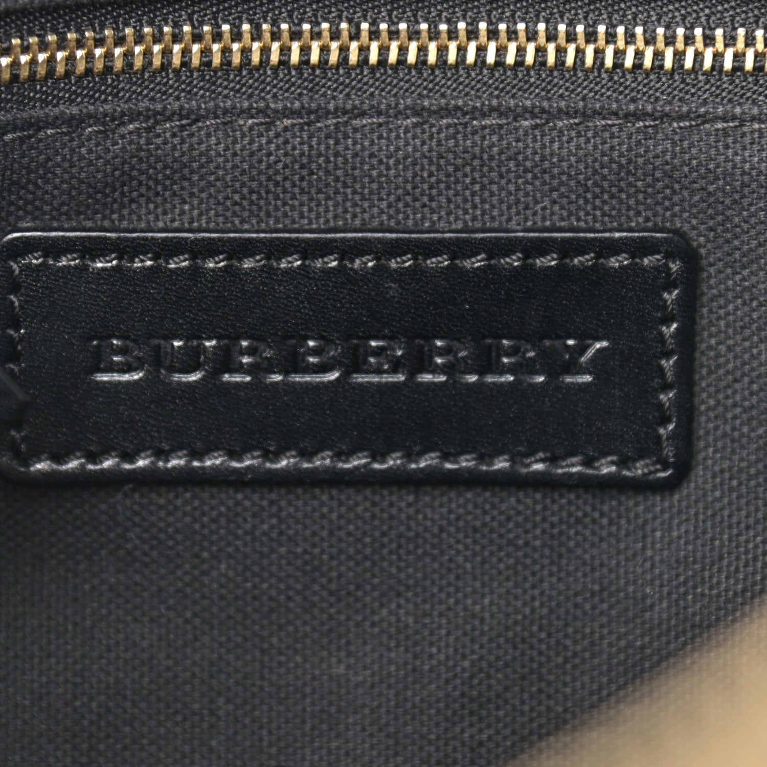 Burberry Bridle Calfskin House Check Small Orchard Bowling Bag Black 6 of 11