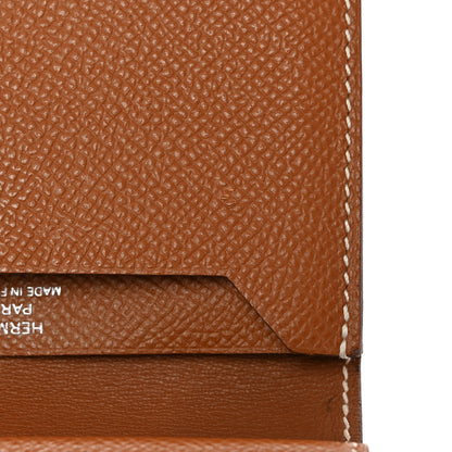 Hermes Epsom Mini Bearn Wallet Gold 11 of 13