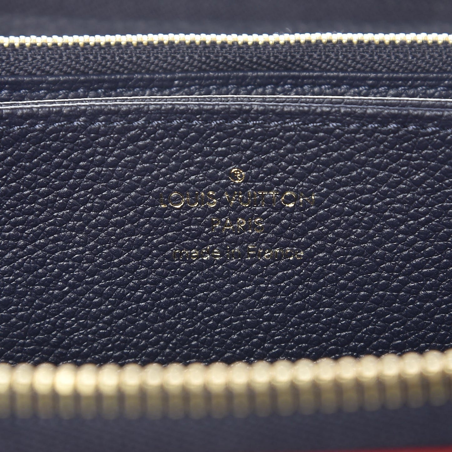 Empreinte Zippy Wallet Marine Rouge