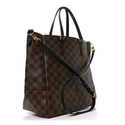 Louis Vuitton Damier Ebene Belmont MM Black 3 of 9
