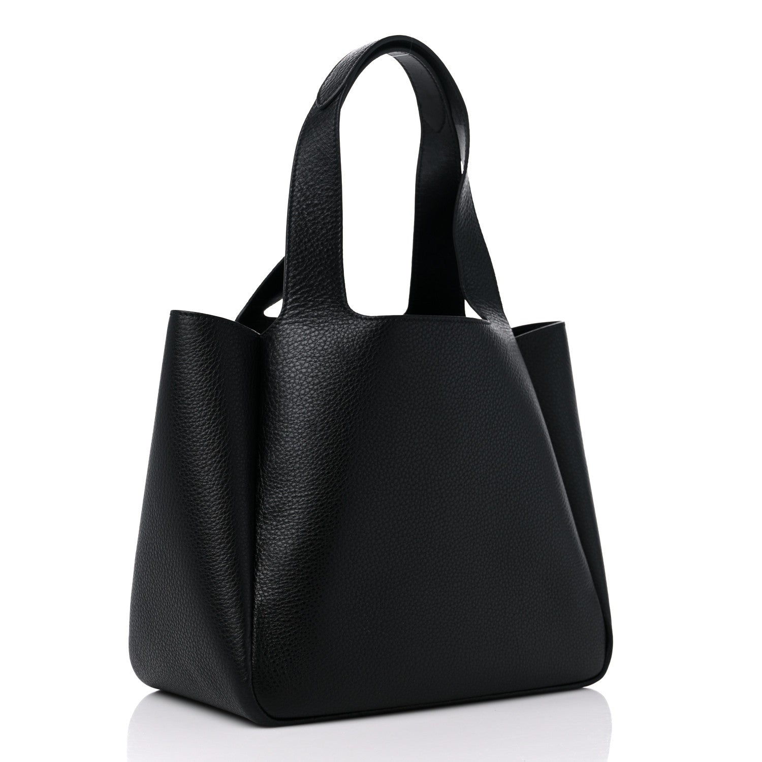 Prada Vitello Daino Soft Medium Dynamique Tote Black 3 of 11