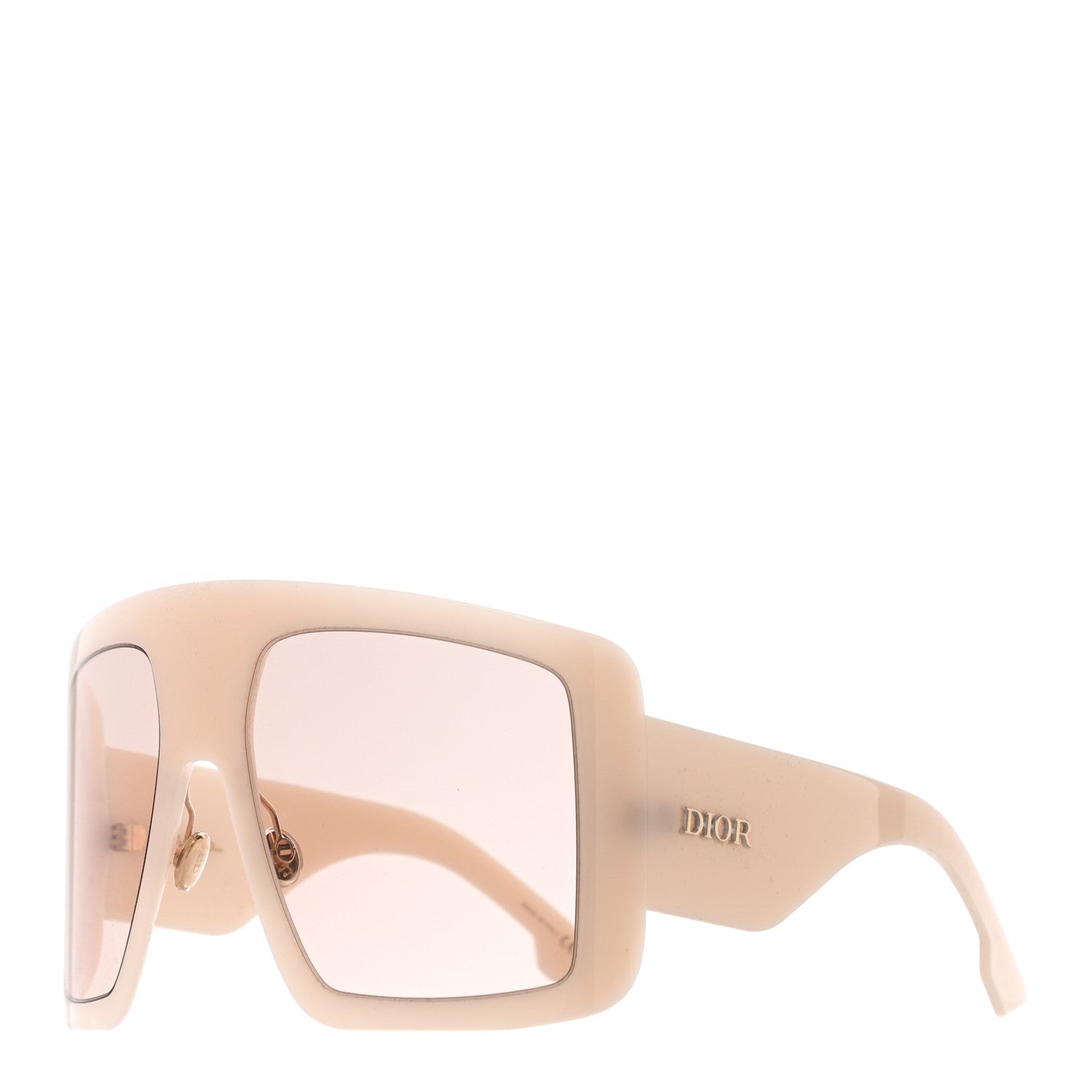 Christian Dior Acetate DiorSo Light 1 Shield Sunglasses Ivory 1 of 9