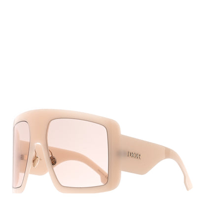 Christian Dior Acetate DiorSo Light 1 Shield Sunglasses Ivory 1 of 9