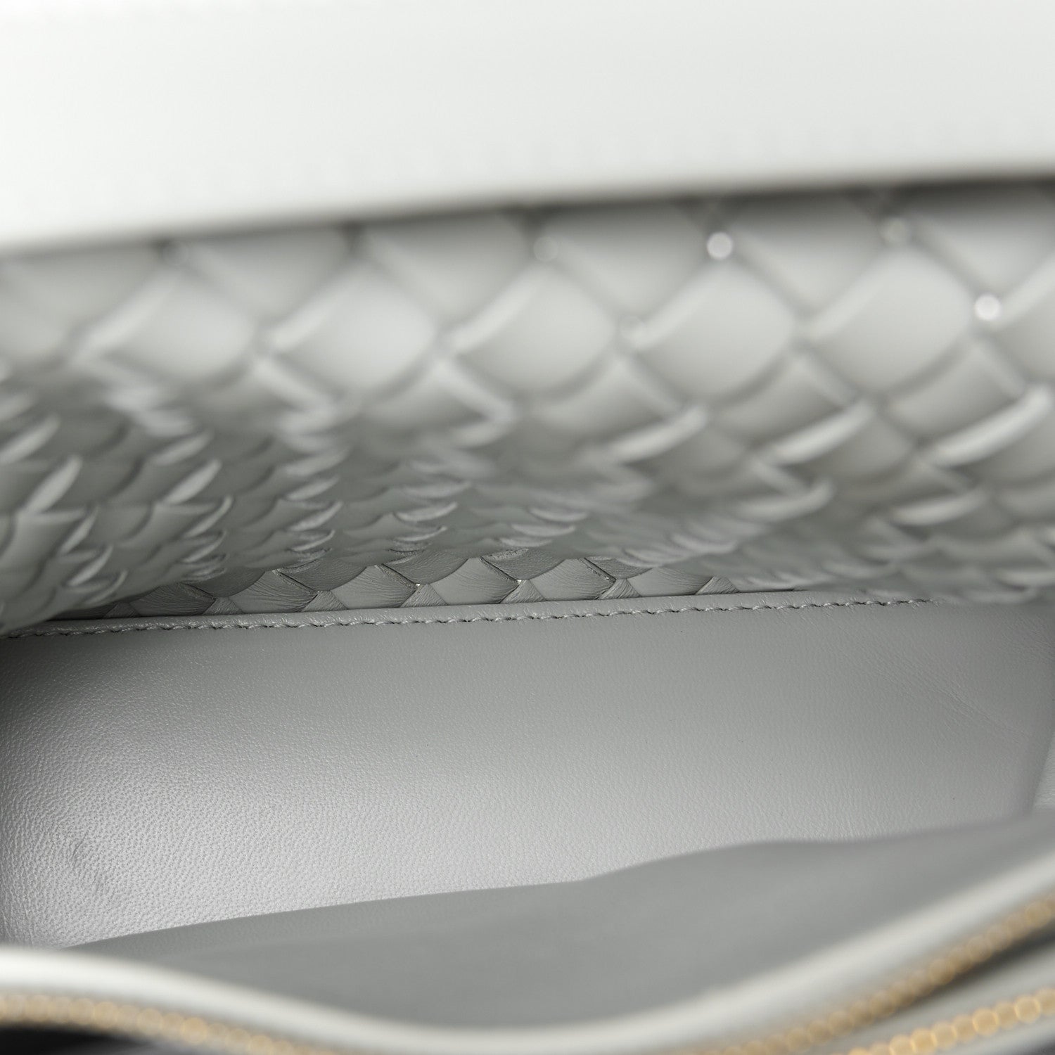 Bottega Veneta Nappa Intrecciato Patti Top Handle Bag Agate Grey 6 of 13