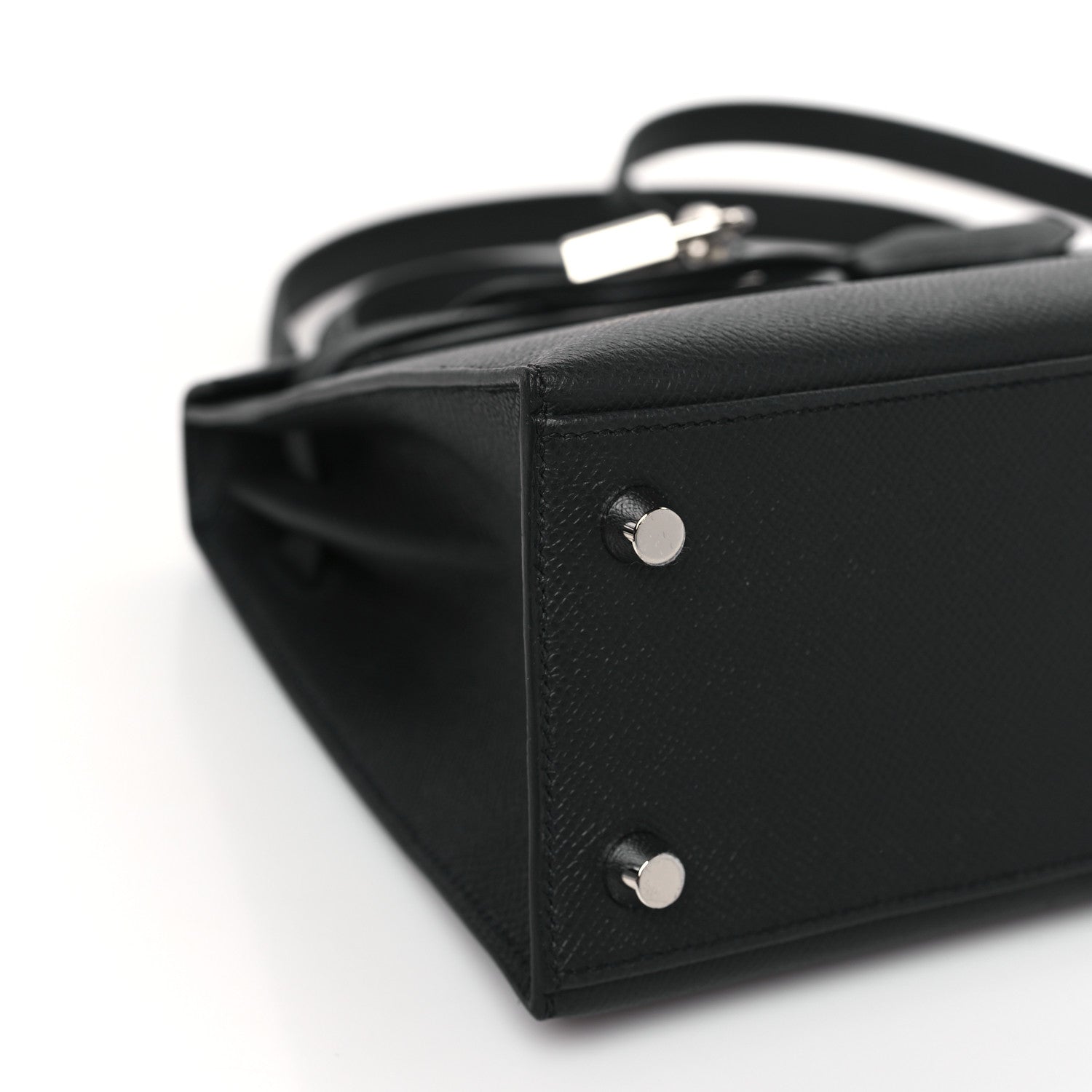 Hermes Epsom Kelly Sellier 25 Black 7 of 9
