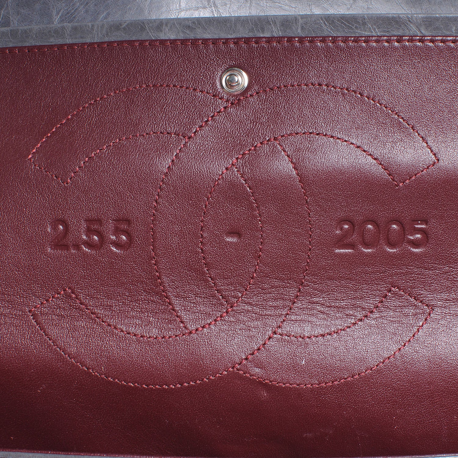 Chanel Aged Calfskin 50th Anniversary 2.55 Reissue 227 Flap Grey 5 of 7