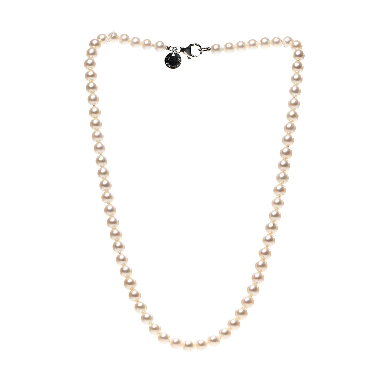 Sterling Silver Freshwater Pearl 5-6mm Ziegfeld Necklace