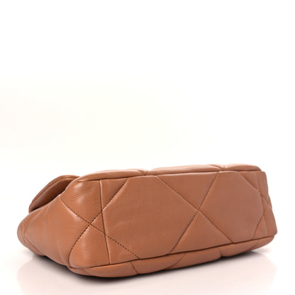 Chanel Lambskin Quilted Medium Chanel 19 Flap Brown 4 of 9