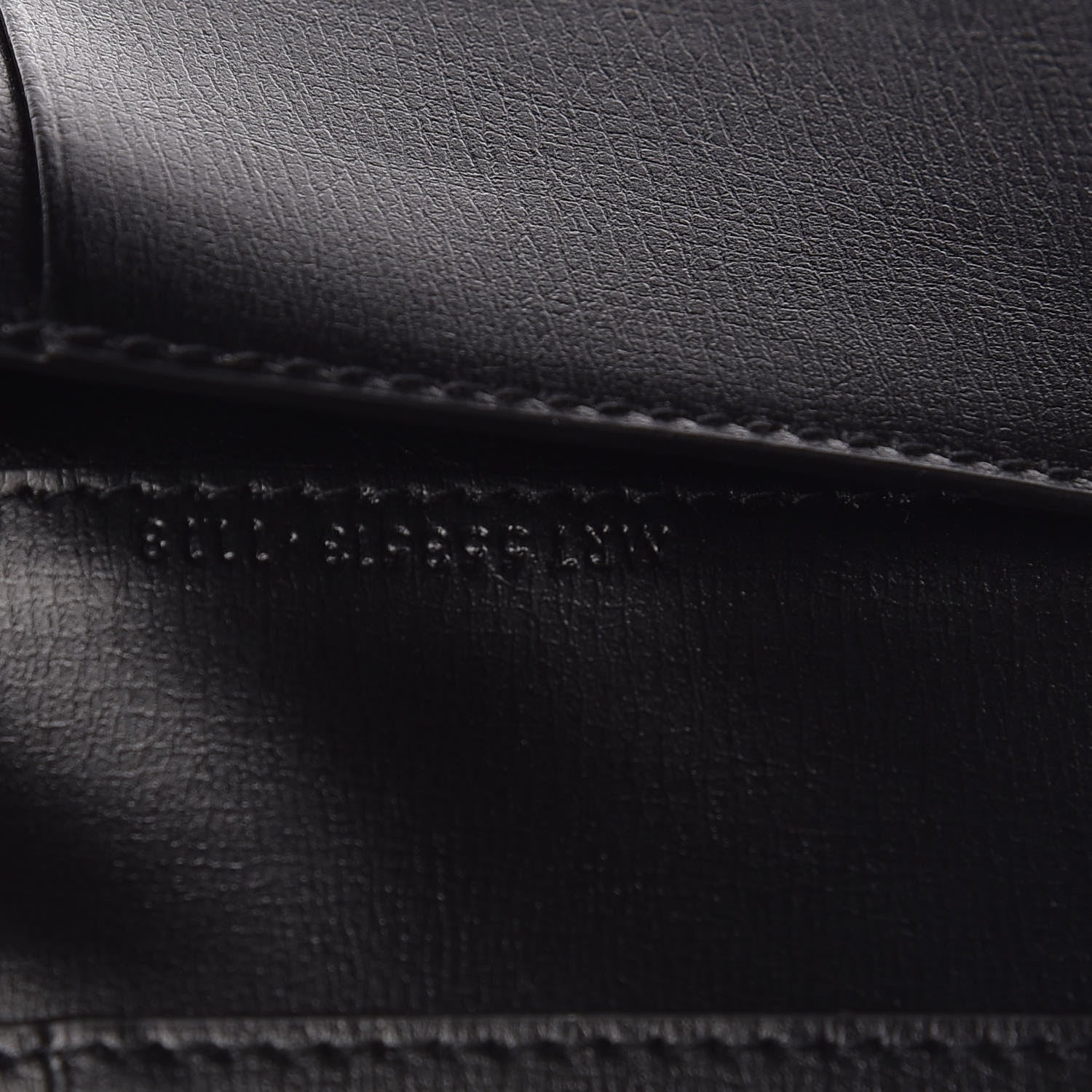 Saint Laurent Calfskin Fragments Flap Wallet Black 7 of 10