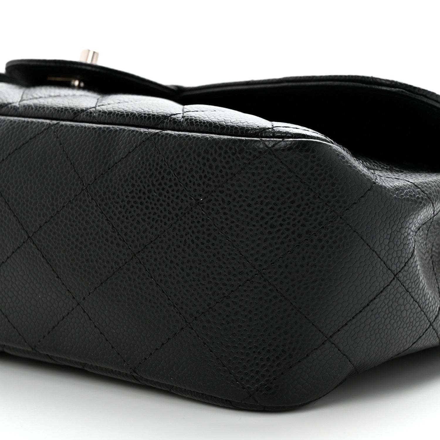Chanel Caviar Quilted Jumbo Single Flap Black 10 of 10